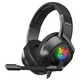 thumbnail image 1 of Audífonos gamer K19 BLOOSOM Color negro Con luz RGB LED, 1 of 4