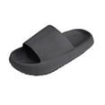 thumbnail image 1 of Women's Slipper Couples Solid Shower Room Non Breathable Massage Soft Sole Quick Drying Comfortable Flat Shoes, 1 of 5