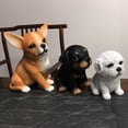 thumbnail image 2 of Cachorro Realista, Estatua De Perro, Estatua De Resina, Decoración Artesanal De Animales Para El Jardín Del Hogar Guardurnaity HA040324-02, 2 of 6
