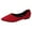 Red, variant on NOKIO Women'S Pointed Flats Women'S Breathable Sports Sneakers Ladies Summer Fashion Solid Colour Simple Pointed Flat Bottom Shallow Mouth Suede Large Size Single Shoes Casual Shoes