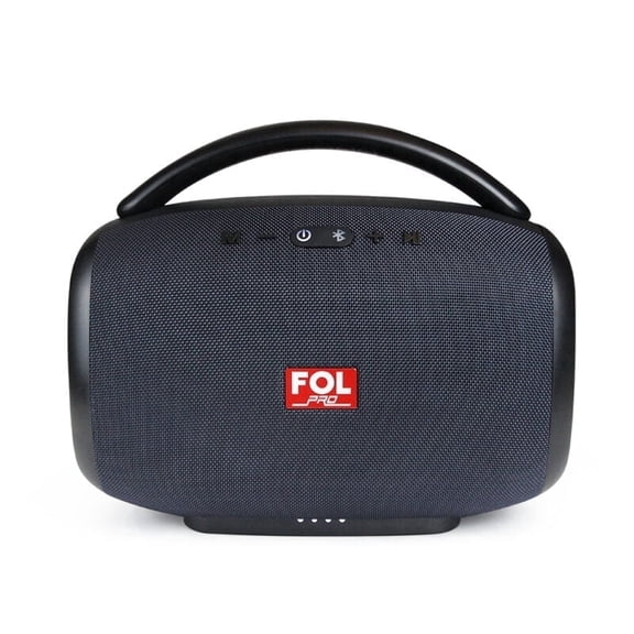 FOL FS-R213 Loud Wireless Party Speaker, 50W Wireless Speaker with LED Lights, Rechargeable Outdoor Speaker with FM Radio, USB/AUX/TF Card