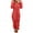 Watermelon Red, variant on Womens Pants Summer Women Long Sleeve Hooded Jumpsuit Pajamas Casual Winter Warm Rompe Sleepwear