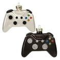 JOYIN 2 Pcs Glass Video Game Controller Christmas Ornament Christmas