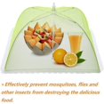 thumbnail image 4 of Uds. Campana para comida/campana para insectos/tienda de campaña para comida/cubierta plegable para alimentos, paraguas con pantalla de malla, barbacoa y más, 4 colores (rosa, verde, amarillo, azul), 4 of 5