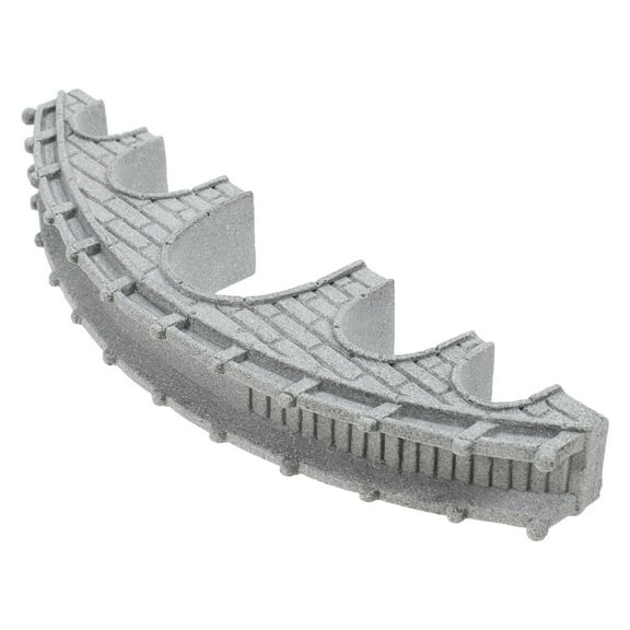 Hemoton Bridge Zen Garden Decor Outdoor Bridge Figurines Glass Container Zen Garden Decor Outdoor Garden Decor