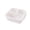 B-Beige-6.69"L x 6.1"W x 2.17"H, variant on Bento Snack Containers, Reusable 4 Compartment Divided Food Storage Containers, Divided Lunchable Container For School, Work And Travel A-Blue 6.5"L x 6.1"W x 2.17"H