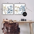 thumbnail image 4 of Stupell Industries Contemporary Plant Sprigs Botanical & Floral Painting Gray Framed Art Print Wall Art, 24 x 24, Set of 2, 4 of 10