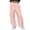 Pink, variant on Hurxie Women’s Hiking Cargo Pants – Lightweight Wide Leg Outdoor Pants with Pockets, High Waisted Drawstring Streetwear Pink,S