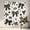 A-white Brown-1, variant on Leopard Print Bow Curtains 42Wx63H Inch Rod Pocket Woman Girls Bownot Retro Brown Cheetah Panthera Fashion Art Printed Vintage Modern Living Room Bedroom Window Drapes Treatment 2 Panels