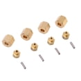 thumbnail image 2 of Adaptador Extendido Hexagonal De Rueda ANGGREK Dorado Claro para modelos de Automóviles 1/24, 2 of 8