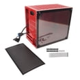 thumbnail image 1 of Funda Mini ITX con ventilación lateral de aleación de aluminio, almohadilla antideslizante para los pies, carcasa para Mini PC de refrigeración rápida para escritorio HTPC de 100-240V, 1 of 5