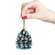 thumbnail image 3 of mfyjkho Adorno colgante plano de acrílico de tiburón azul, forma de árbol apilado, decoración navideña para árbol de Navidad, 1 unidad, 3 of 4