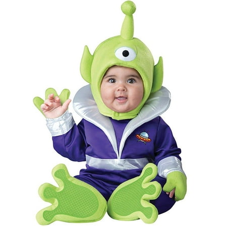 uhc baby boy's mini martian alien toy movie theme infant halloween costume, 12-18m