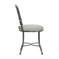 thumbnail image 4 of Hillsdale Furniture O'Malley Metal Vanity Stool, Metallic Gray, 4 of 10