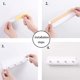 thumbnail image 5 of Wall Mounted Key Holder Modern Mail Holder Key Storage Rack Box Organizer Bar Holder With Wall Self Adhesive Tape And 4 Key Hooks For Key Storage (whi, 5 of 5