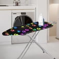 thumbnail image 2 of Kuiaobaty Ironing Board Cover Colorful Dog Paw Print Pattern Soft Table Top Home Decoration Iron Dust Cover Stain Resistant and Non Stick Scorch Standard Size 15 x 54 Inch, 2 of 5
