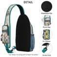 thumbnail image 3 of Crossbody Sling Backpack for Women Men Tropical Ocean Jellyfish Shoulder Sling Crossbody Casual Chest Bag for Travel Sports Running Hiking, 3 of 6
