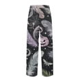 thumbnail image 4 of GrmtClth Men Halloween Print Pajama Pants Halloween Fall Tree Pumpkin Graphic Loungewear Trousers Drawstring Sleep Bottoms Pocket Casual Joggers Blue M, 4 of 5