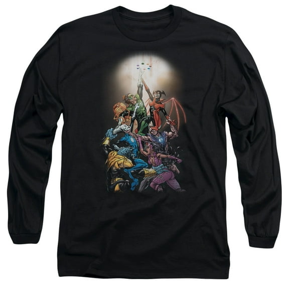 Green Lantern/Gl New Guardians #1 Long Sleeve Adult 18/1 T-Shirt Black