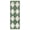Dark Green, variant on FairOnly Diamond Pattern Low Pile Stain Resistant 2'x6'Runner Rug Modern Geometric Washable Rugs for Bedroom Kitchen,Brown