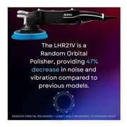 RUPES LHR21V BigFoot Mark V 21mm Random Orbital Polisher with 6 Inch Backing Pad and Polysynthec Gears