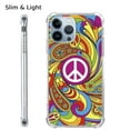 thumbnail image 4 of Peace Love Case Compatible with iPhone 13 Pro Max,Unique Art Design TPU Bumper Cover Case, 4 of 5