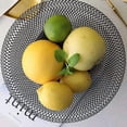 thumbnail image 4 of Metal Mesh Countertop Fruit Snacks Basket Bowl Stand for Kitchen, Black Decorative Table Centerpiec, 4 of 5