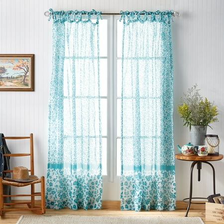 The Pioneer Woman Country Calico Pole Top Curtain