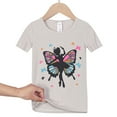 thumbnail image 3 of Emy Dola High Elastic Thread Girls' Short Sleeved Pajamas Set Cartoon Summer 2pcs Shorts Sleepwear Set 2-9T, 3 of 11