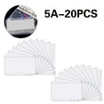 thumbnail image 1 of Harpily Home Decor A5 Binder Pockets Plastic Binder Zip Document Holders Waterproof Loose Leaf One Size Multi-Color, 1 of 5