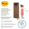 thumbnail image 5 of Pemberly Row Contemporary Wood Changing Table in Gray Oak Finish, 5 of 5