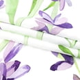 thumbnail image 5 of Lavender Butterfly Shower Curtain, Purple Flowers and Sage Green Leaves Bathroom Shower Curtain, Nature Watercolor Plant Bath Curtain Set with Shower Curtain Hooks, 72X72 Inches, 5 of 6