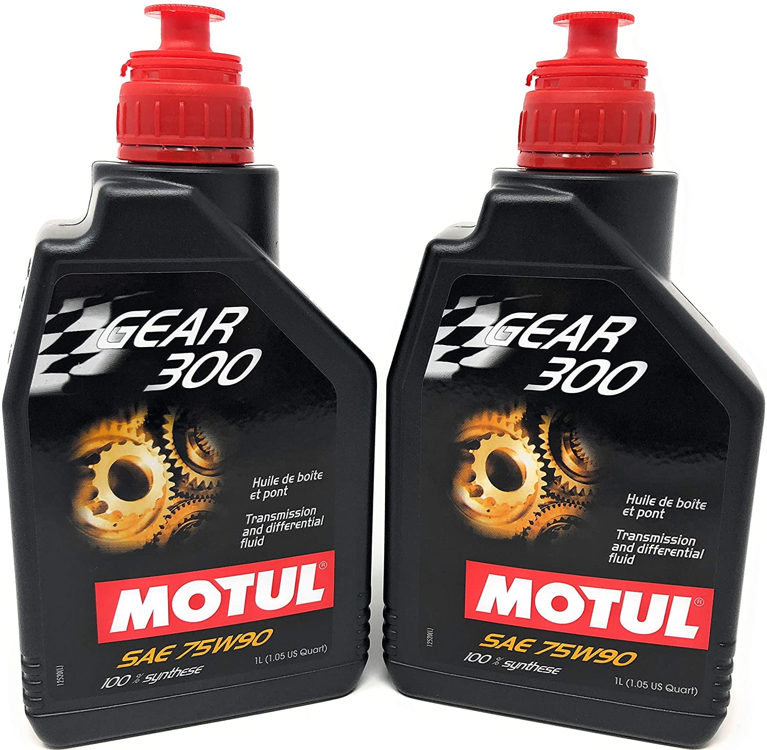 Motul Gear 300 75W90 Synthetic Transmission and Differential Fluid - Liter - 2 Pack, Motul 105777 GEAR 300 75W90 100% Synthetic Gear Tans Diff Oil (2 Liter) 2 Pack By Visit the Motul Store
