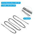 thumbnail image 2 of Uxcell 14 Strands Bow String Replacement with 4 Nock Points for AMO 68" Recurve Bow Traditional Longbow, Black, 2 of 6