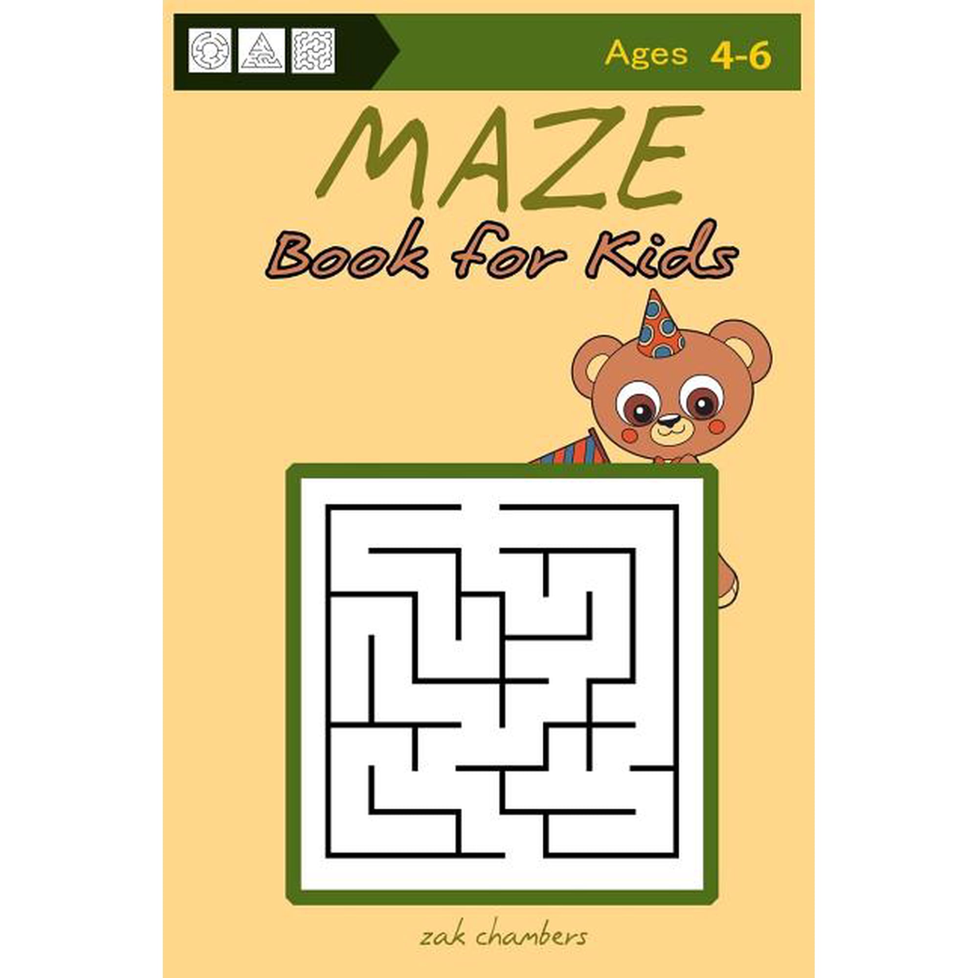 MAZE Book for Kids Ages 4-6 (Paperback)