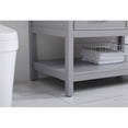 thumbnail image 5 of 42 inch single bathroom vanity in gray with backsplash, 5 of 8