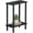 Black, variant on Small Side Table, Narrow End Table, Skinny Sofa Table, Slim Nightstand, Couch Table, Living Room, Bed Room, Black