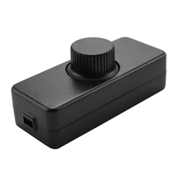 Inline LED Dimmer Switch, Builtin ON/OFF and Knob Control Dimmer for