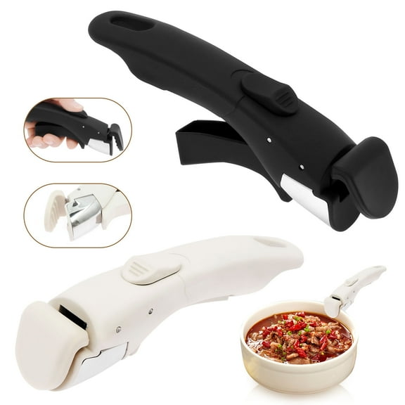 Ikoopy 2Pcs Cookware Detachable Handle Set Pot and Pan Replacement Handle Heat Resistant and Ergonomic Grip for Most Flange Pot Dishes