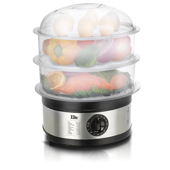 8.5 qt. 3Tier Food Steamer, Stainless Steel