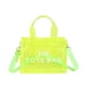 thumbnail image 1 of Bolso Bandolera para Mujer Bolso Hombro Transparente Con Letras Bolso Playa Verano (verde), 1 of 9