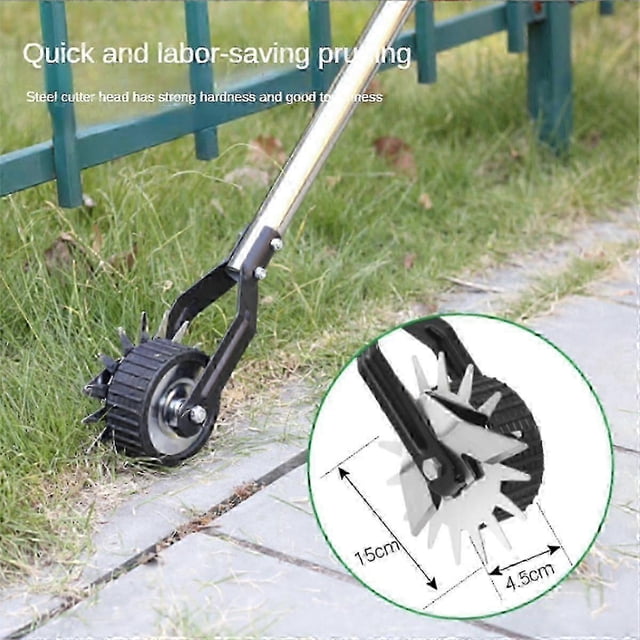 2026 Wheeled Rotary Hand Edger Lawn Tool, Hand Edger Lawn Tool for Precise Lawn Mowing Along Walkways, G