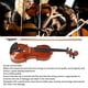 thumbnail image 4 of Violín ANGGREK Acústico 4/4 Cuerpo de Tilo Cuerdas de alambre de Acero Artesanía Fina, 4 of 7