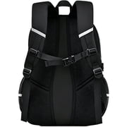 BTEPSGA Men's Large Capacity Backpack Back Protection Backpack, College Aesthetic Bag Watrer Resistant,Black-2319