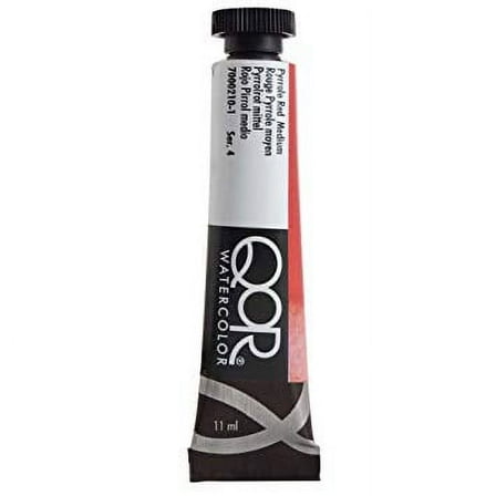 QoR Watercolor, 11ml Tube, Pyrrole Red Medium