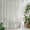 Green, Cream, Olive, variant on Pink Botanical Shower Curtain - Water Repellent Fabric Shower Curtains Washable, Modern Farmhouse Striped Decorative Polyester Cloth Bathroom Curtains Modern Bath Decor 72"x84"