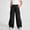 Black, variant on Girls Cargo Pants, Multi-Pockets Straight Leg Drawstring Kids Fashion Hiking Outdoor Trousers Green Size 12