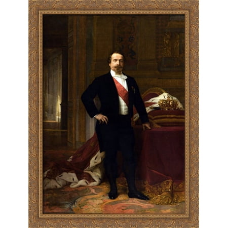 Napoleon III 28x38 Large Gold Ornate Wood Framed Canvas Art by Alexandre Cabanel