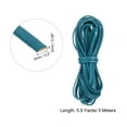 thumbnail image 2 of Flat Leather Cord, 5.5 Yard 5mm Leather String Strips for DIY Crafts, Lake Blue, 2 of 6