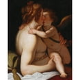 thumbnail image 3 of Giovanni Battista Paggi 12x14 Black Modern Framed Museum Art Print Titled - Venus and Cupid, 3 of 5